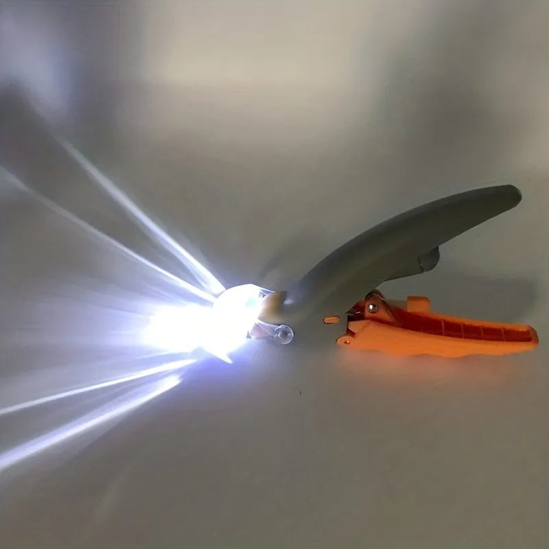 Stainless Steel LED Pet Nail Clippers for Cats and Dogs