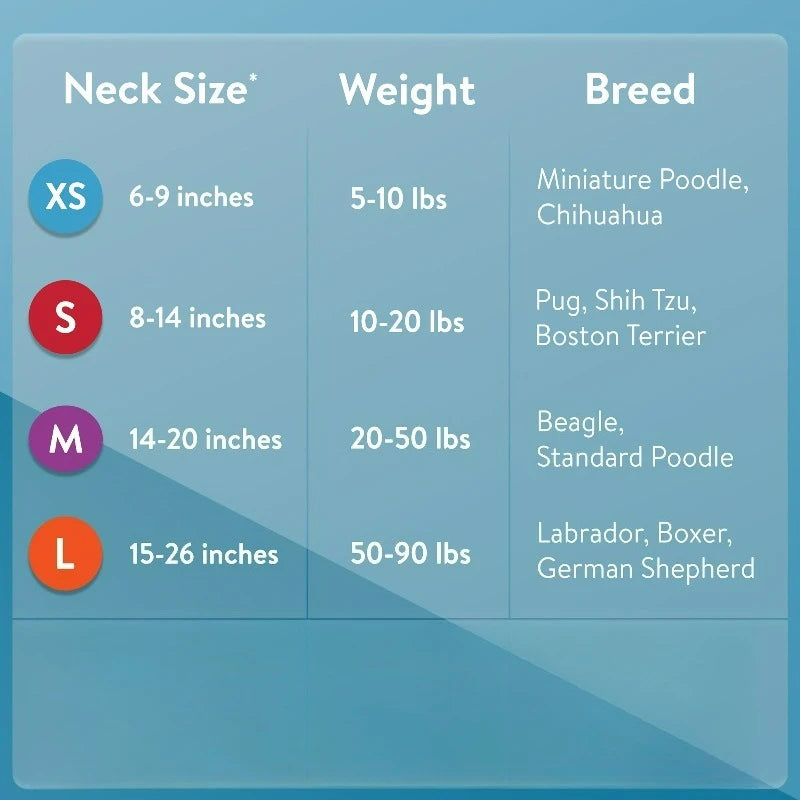 Polyester Adjustable Dog Collar, Purple, S