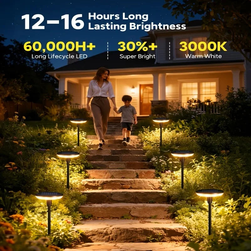 Kpstek Solar Swaying Garden Pathway Lights IP65 Waterproof Decoration
