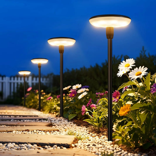 Kpstek Solar Swaying Garden Pathway Lights IP65 Waterproof Decoration
