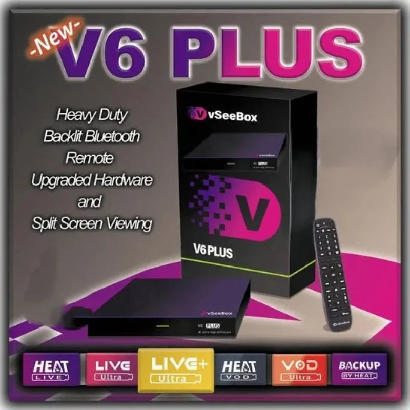 VseeBox V6 8K Ultra HD Android Television Streaming Box