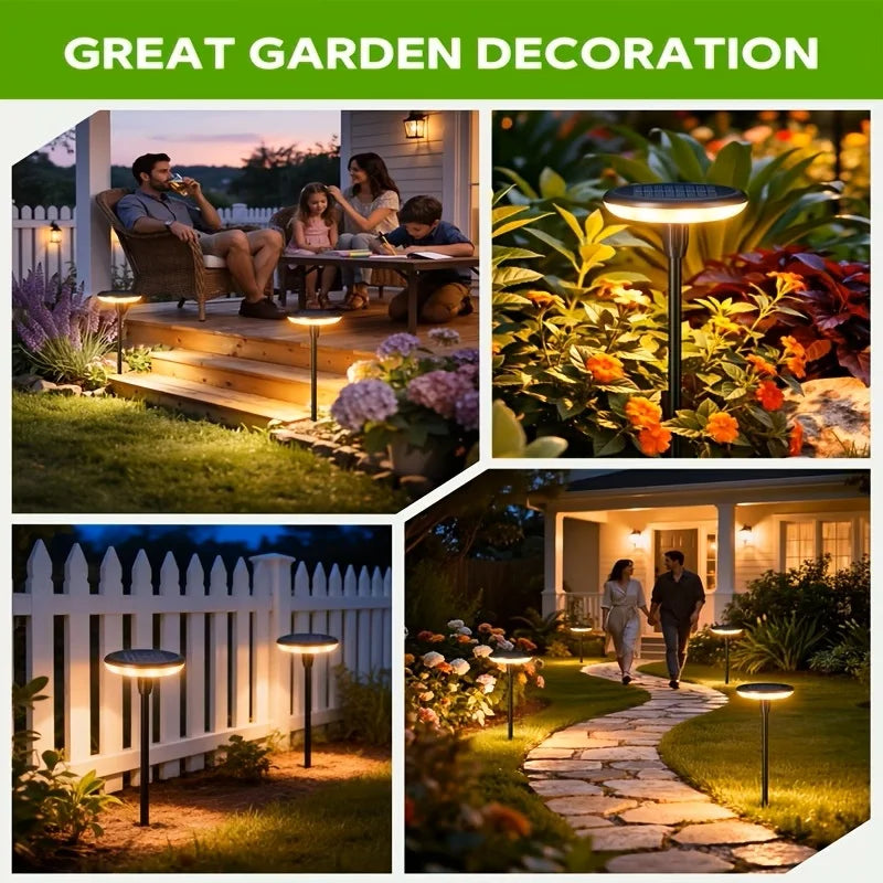 Kpstek Solar Swaying Garden Pathway Lights IP65 Waterproof Decoration