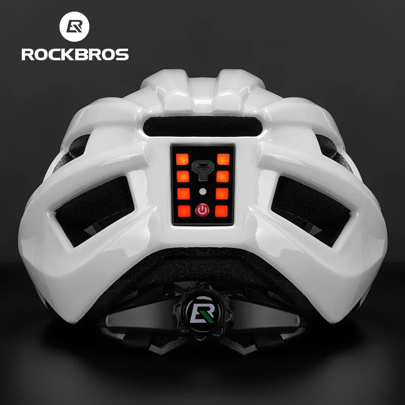 ROCKBROS Rechargeable LED Rear Light Cycling Helmet Safety Gear