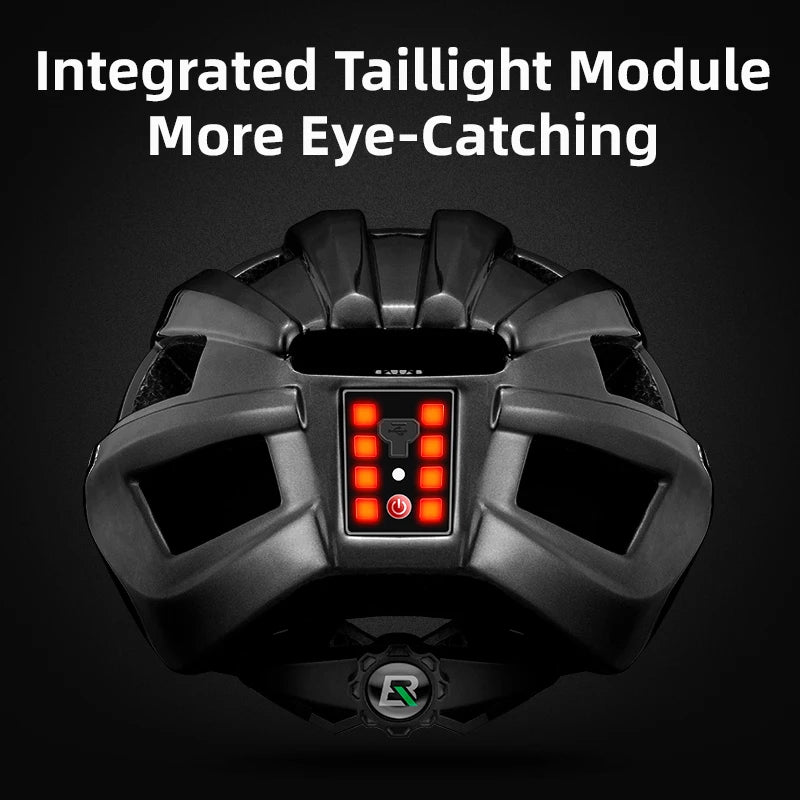 ROCKBROS Rechargeable LED Rear Light Cycling Helmet Safety Gear