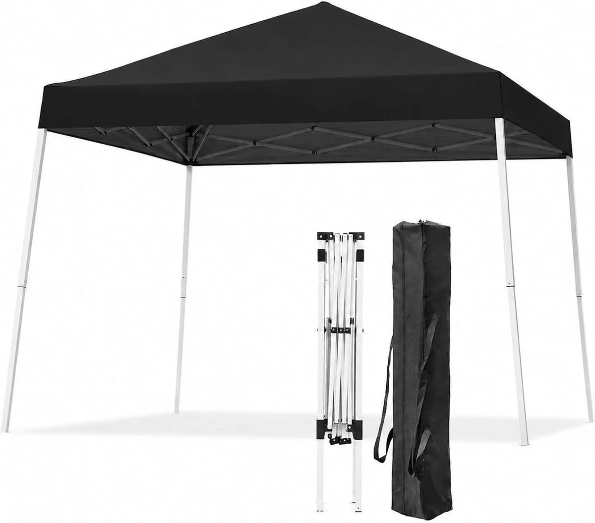Tacleekii Instant Pop Up Canopy Tent With Heavy Steel Frame