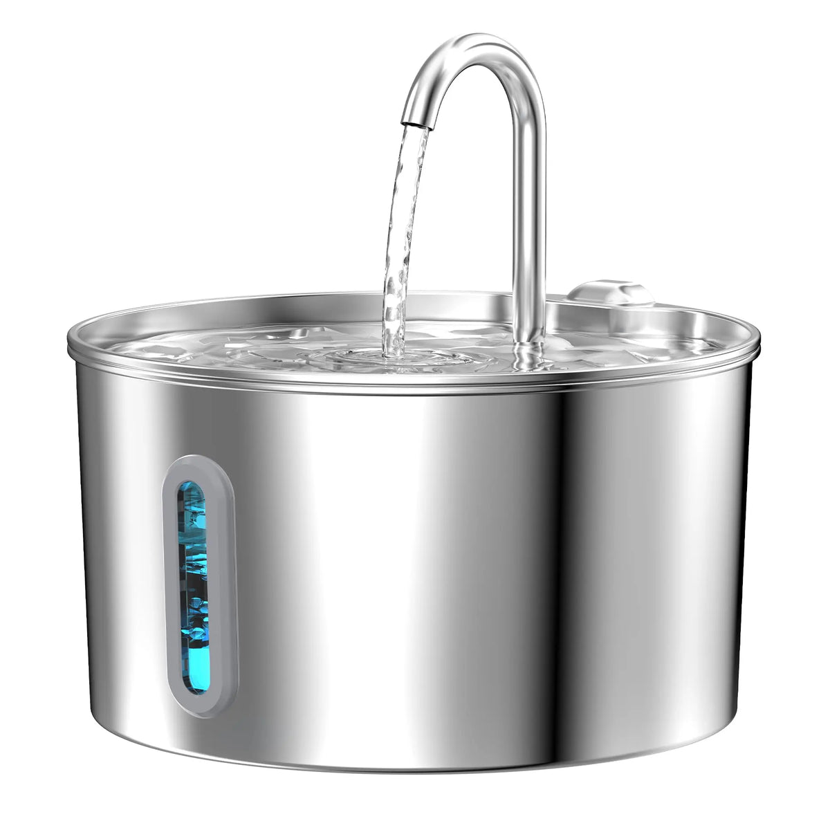 Weomg Automatic Stainless Steel Pet Water Fountain With Silent Pump