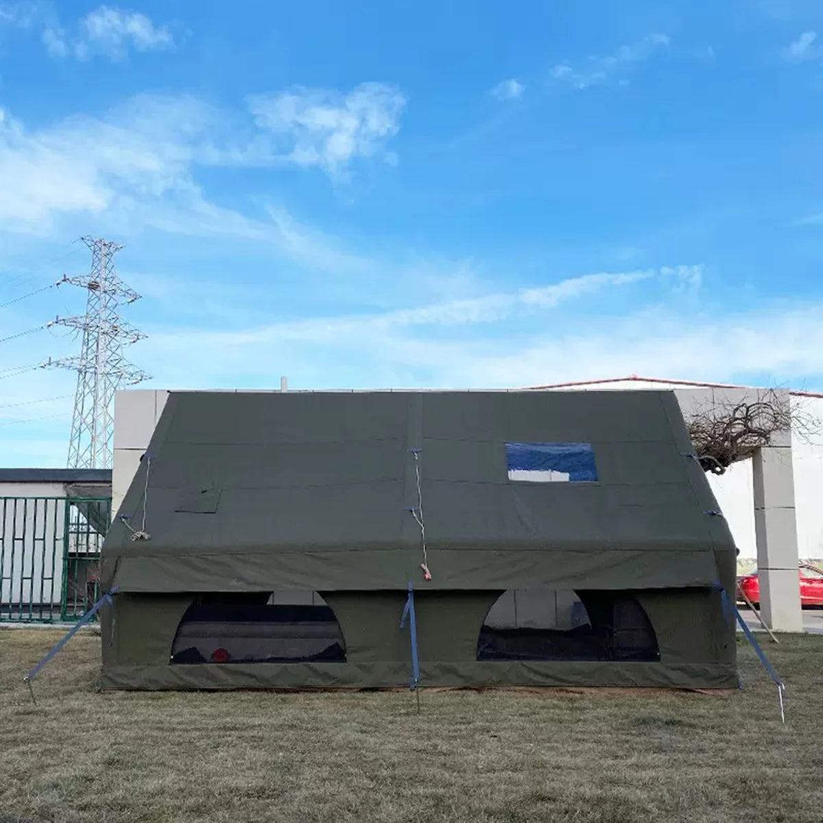 Premium Inflatable Glamping Tent For Weatherproof Outdoor Camping