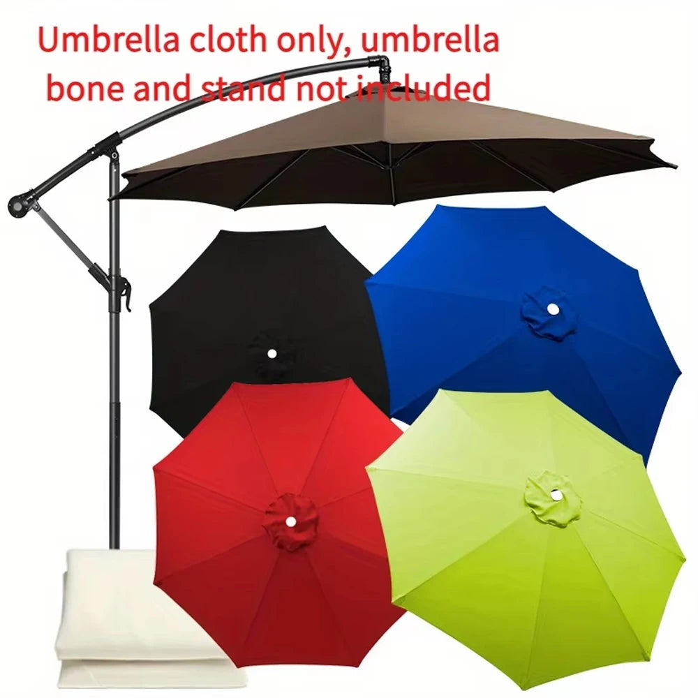 Replacement UV Protective Waterproof Canvas Patio Umbrella Canopy Cover