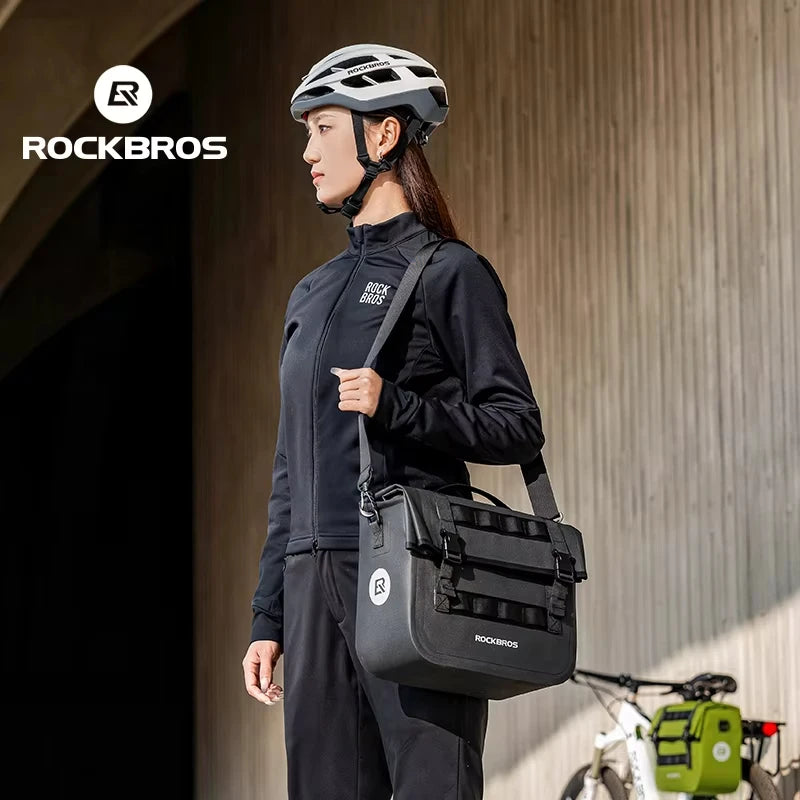 Rockbros Waterproof Foldable Bicycle Rear Bag For Mountain Riding