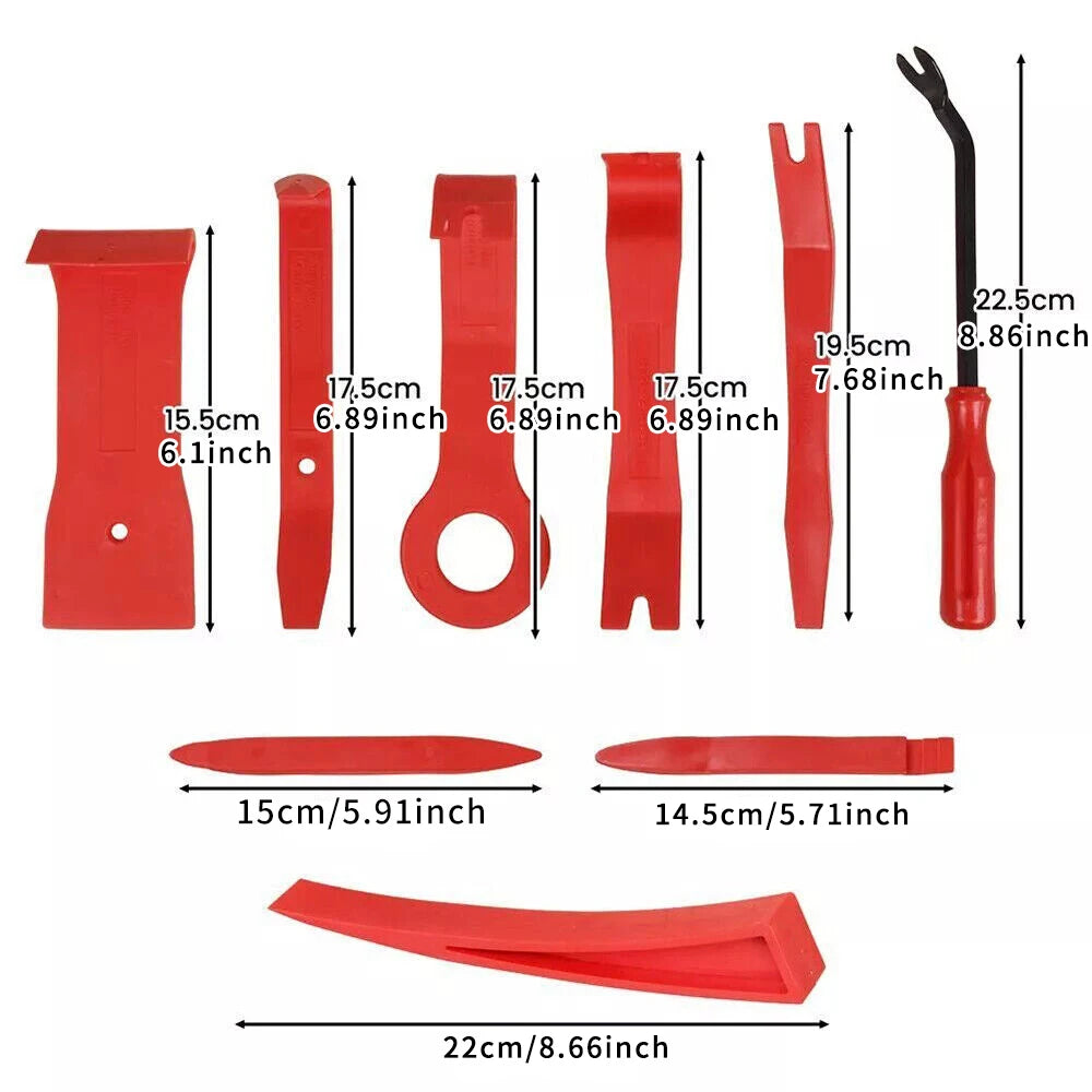 Professional 31 Piece Automotive Lockout And Trim Tool Kit