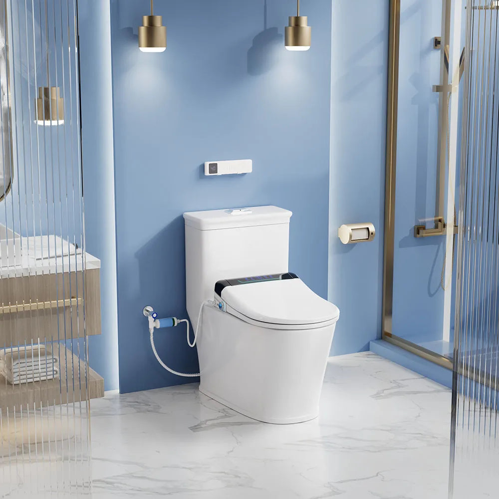 SANYIPACE Smart Toilet Seat Bidet With Remote And Dryer