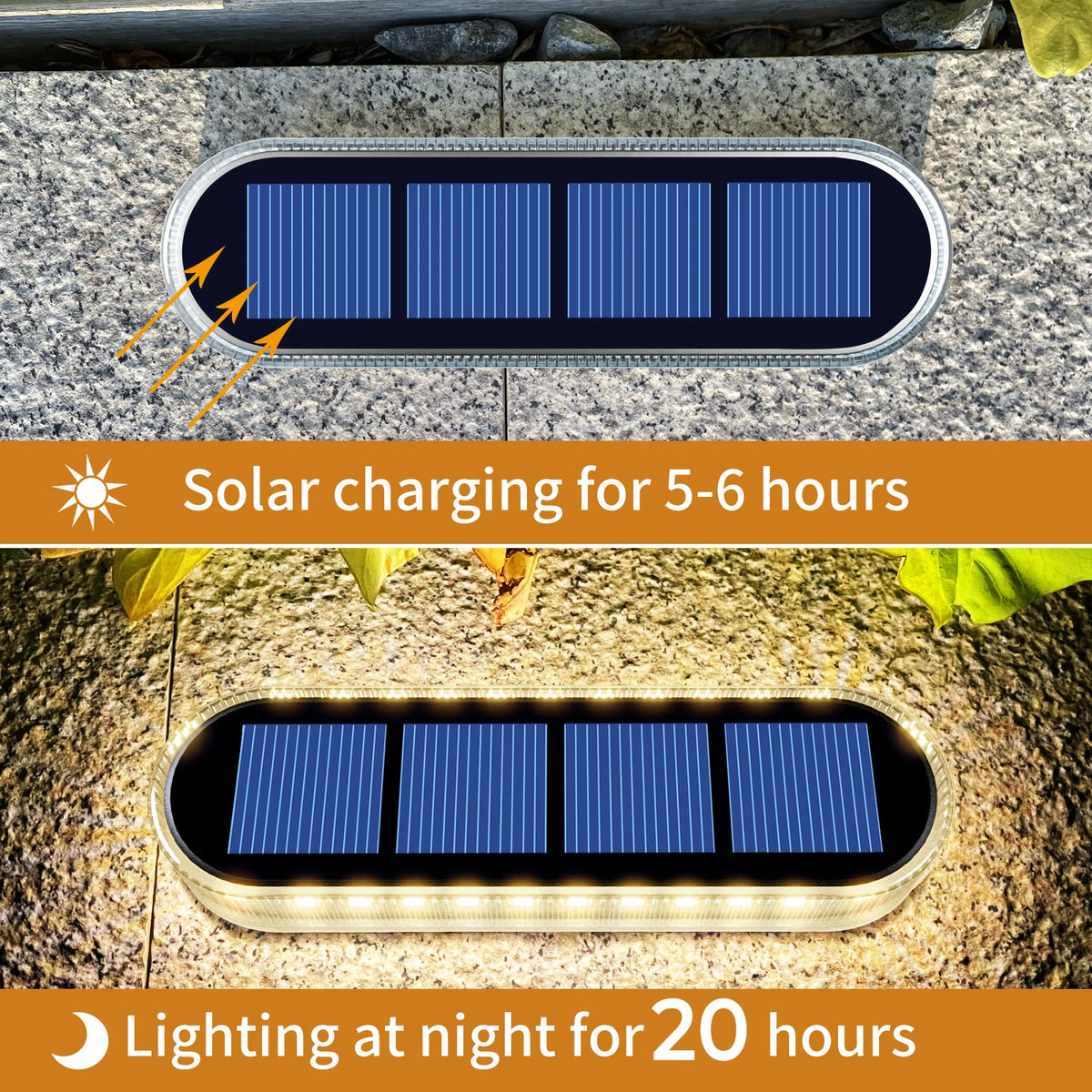 IP68 Solar Deck Lights With Auto Switch And Durable Construction
