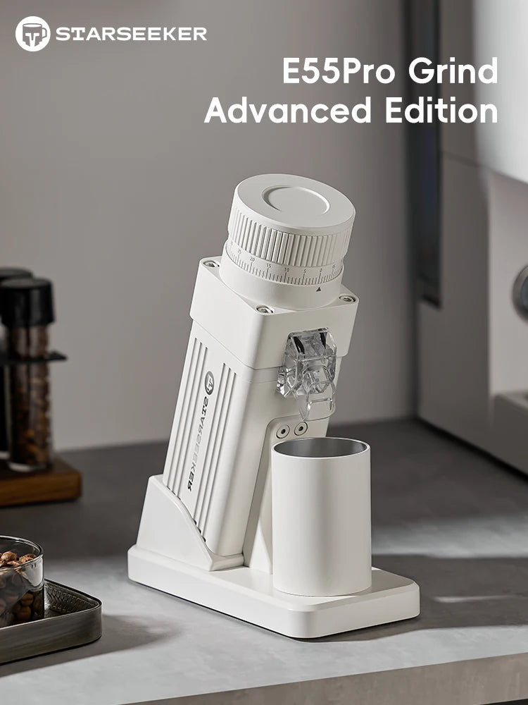 STARSEEKER E55Pro Electric Coffee Grinder With Titanium Conical Burr