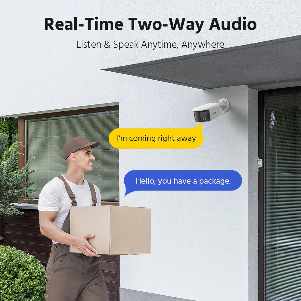 ANNKE 8MP POE Outdoor Camera With 4K AI Human Detection