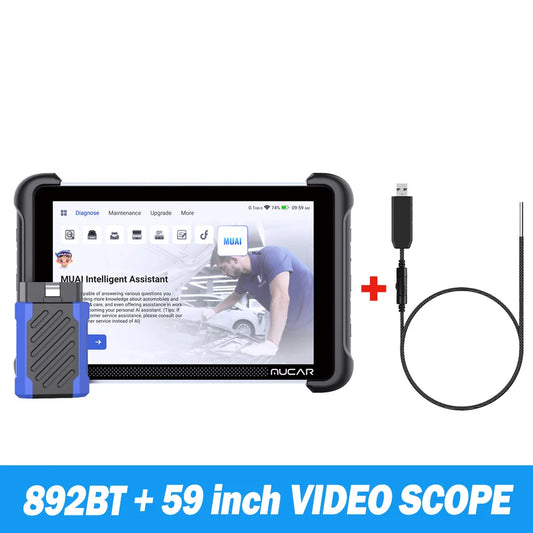 MUCAR 892BT AI Car Diagnostic Scanner With Lifetime Updates