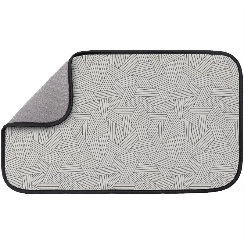 Pet Bowl Mat For Cleaner Floors With Cute Assorted Prints