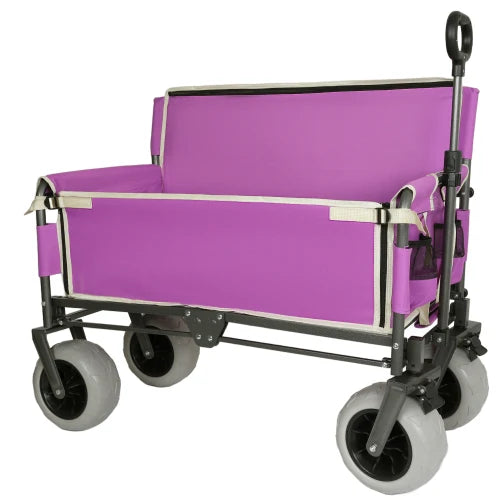 Three In One Folding Wagon With Bench Seat And Storage