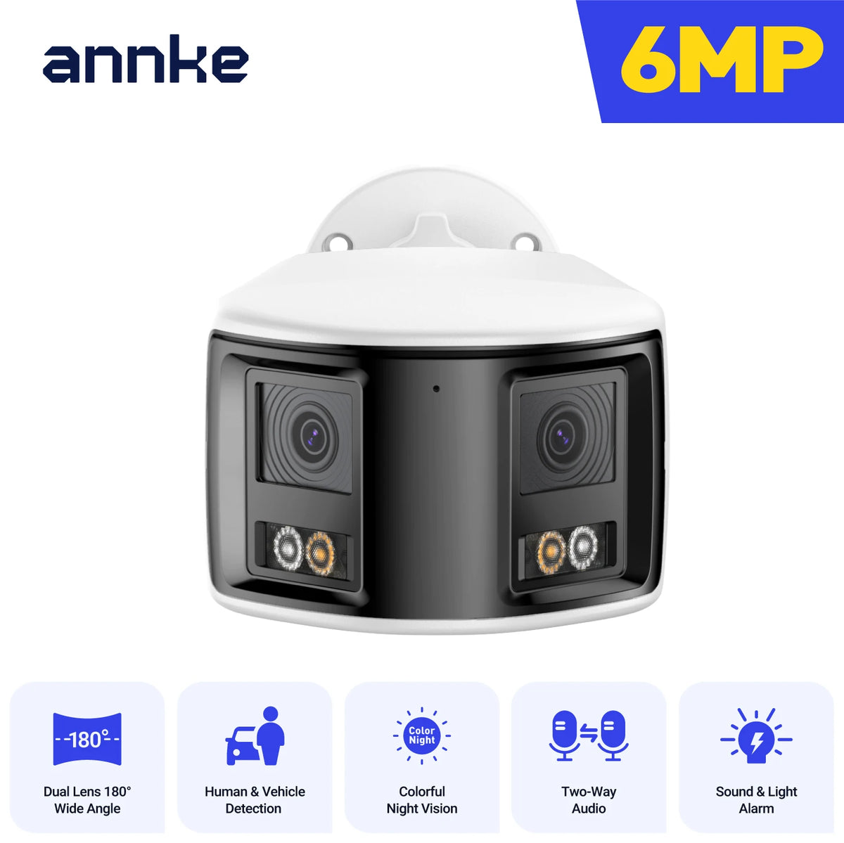 ANNKE 8MP POE Outdoor Camera With 4K AI Human Detection