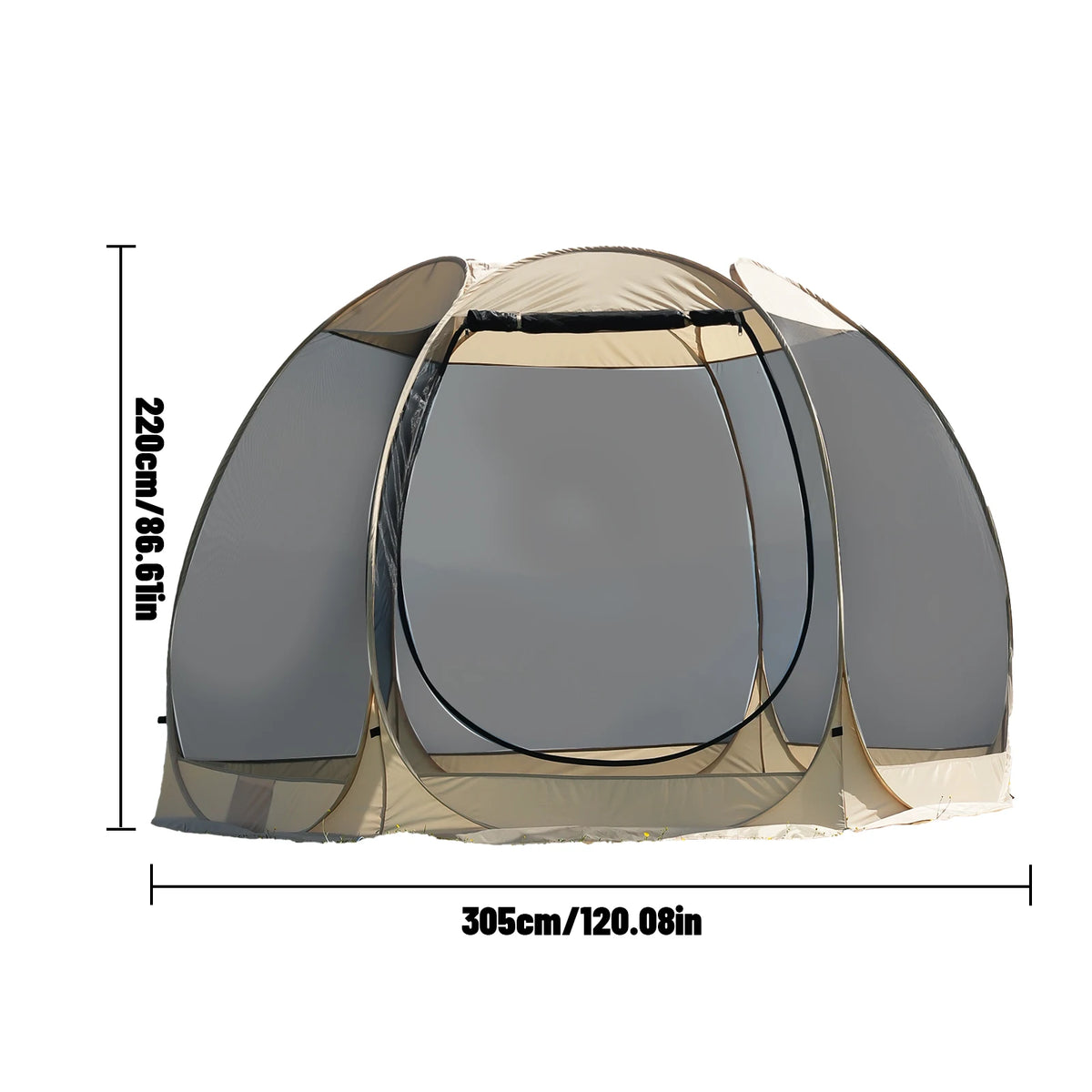 Pakicetus Portable Screen House Tent With Mosquito Net For Camping