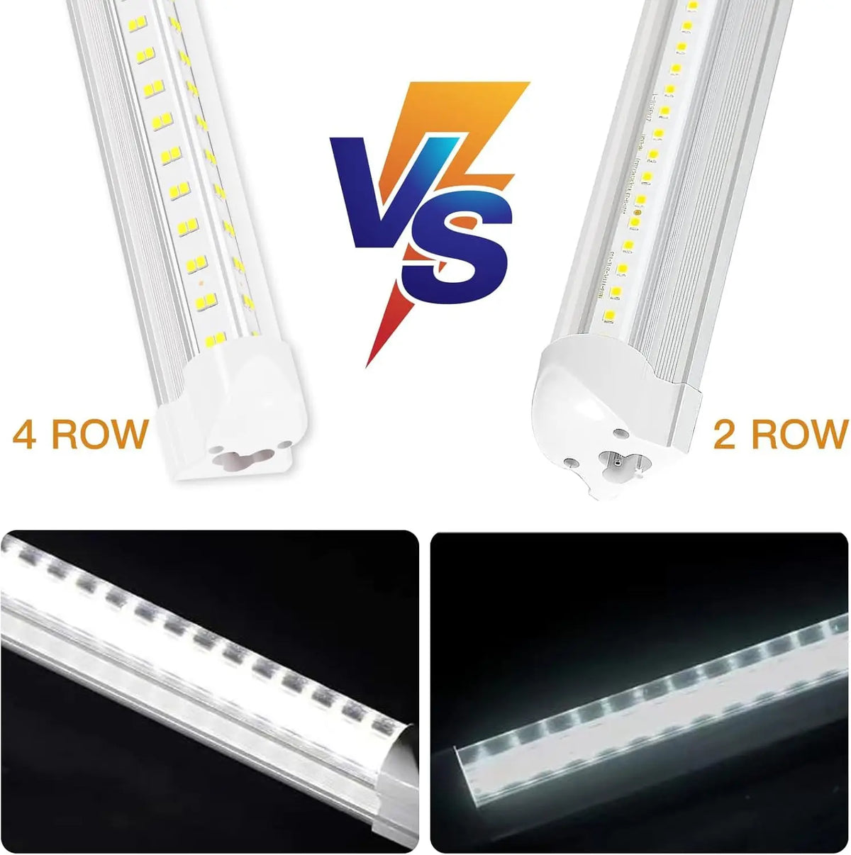Bestka Linkable Led Shop Light With Integrated V Shape Body