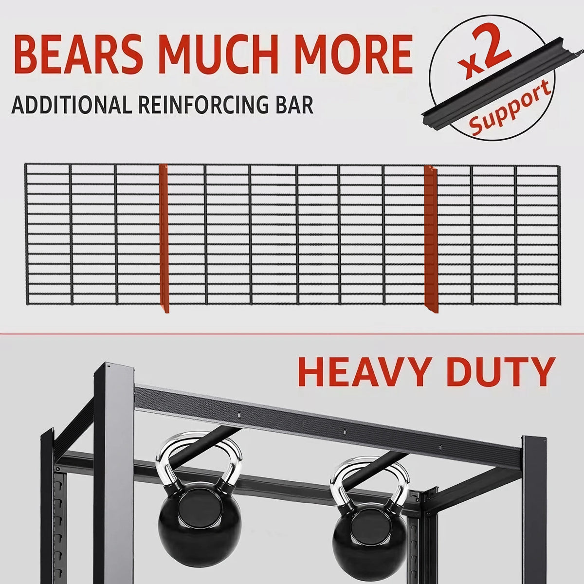 Heavy Duty Metal Storage Rack 2000 Pound Capacity Per Layer