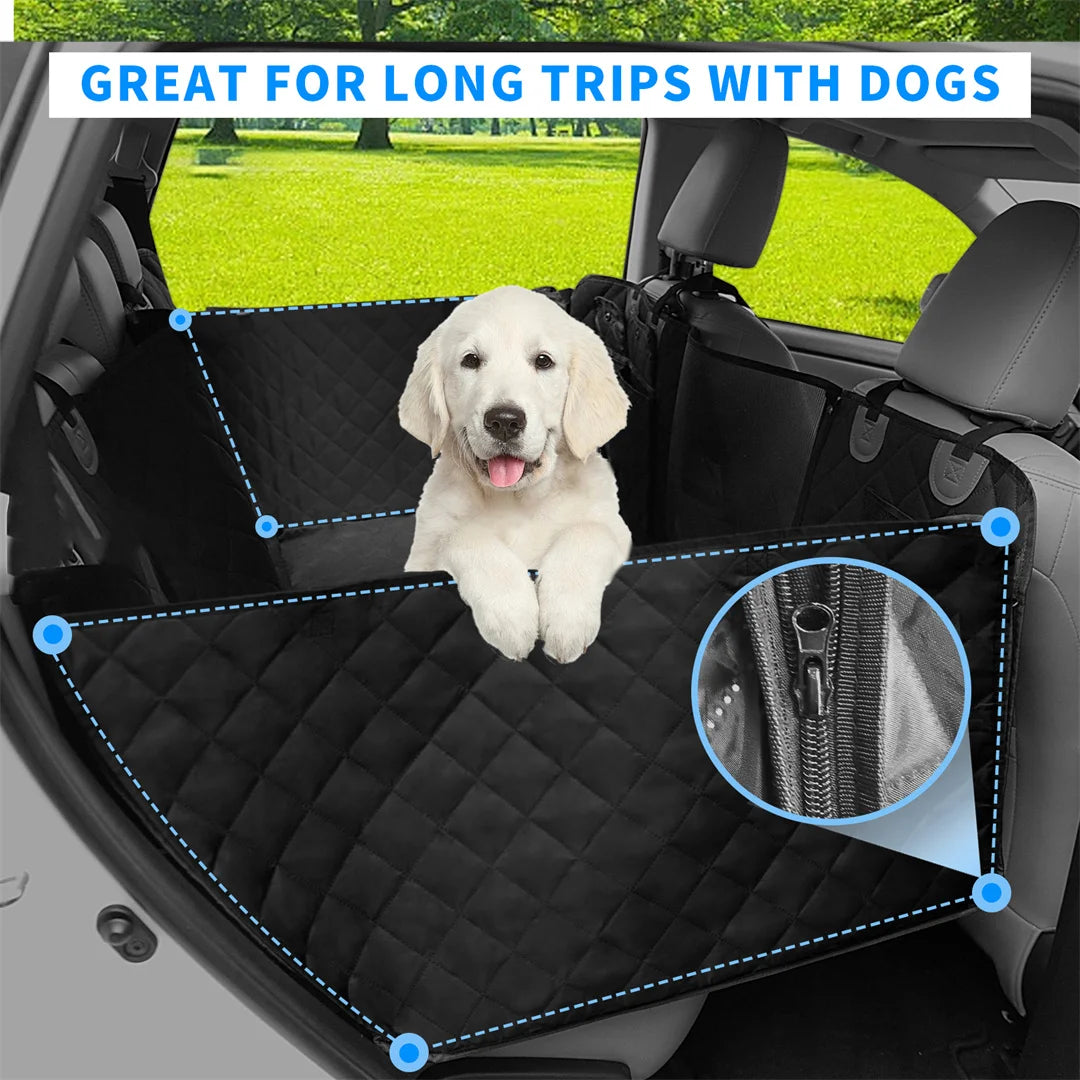BINGOPAW Waterproof Dog Car Seat Cover Travel Hammock for Cars
