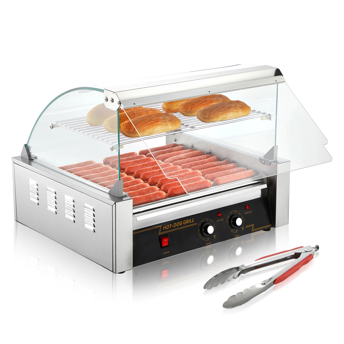 SucceBuy Commercial Hot Dog Roller Grill And Sausage Maker