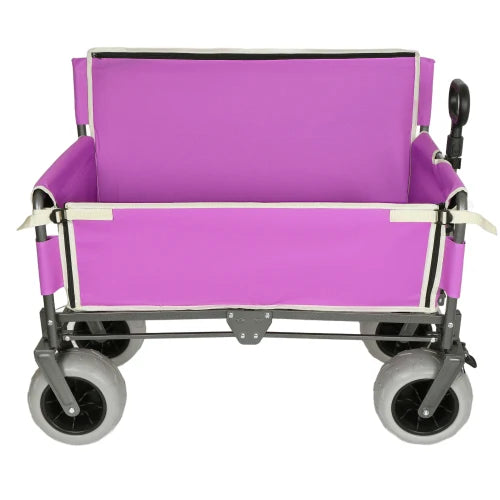 Three In One Folding Wagon With Bench Seat And Storage