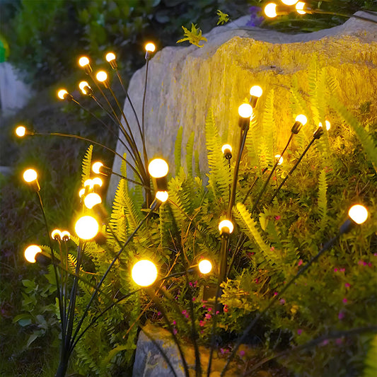 LED Solar Firefly Garden Lights Outdoor Decorative Waterproof Pathway