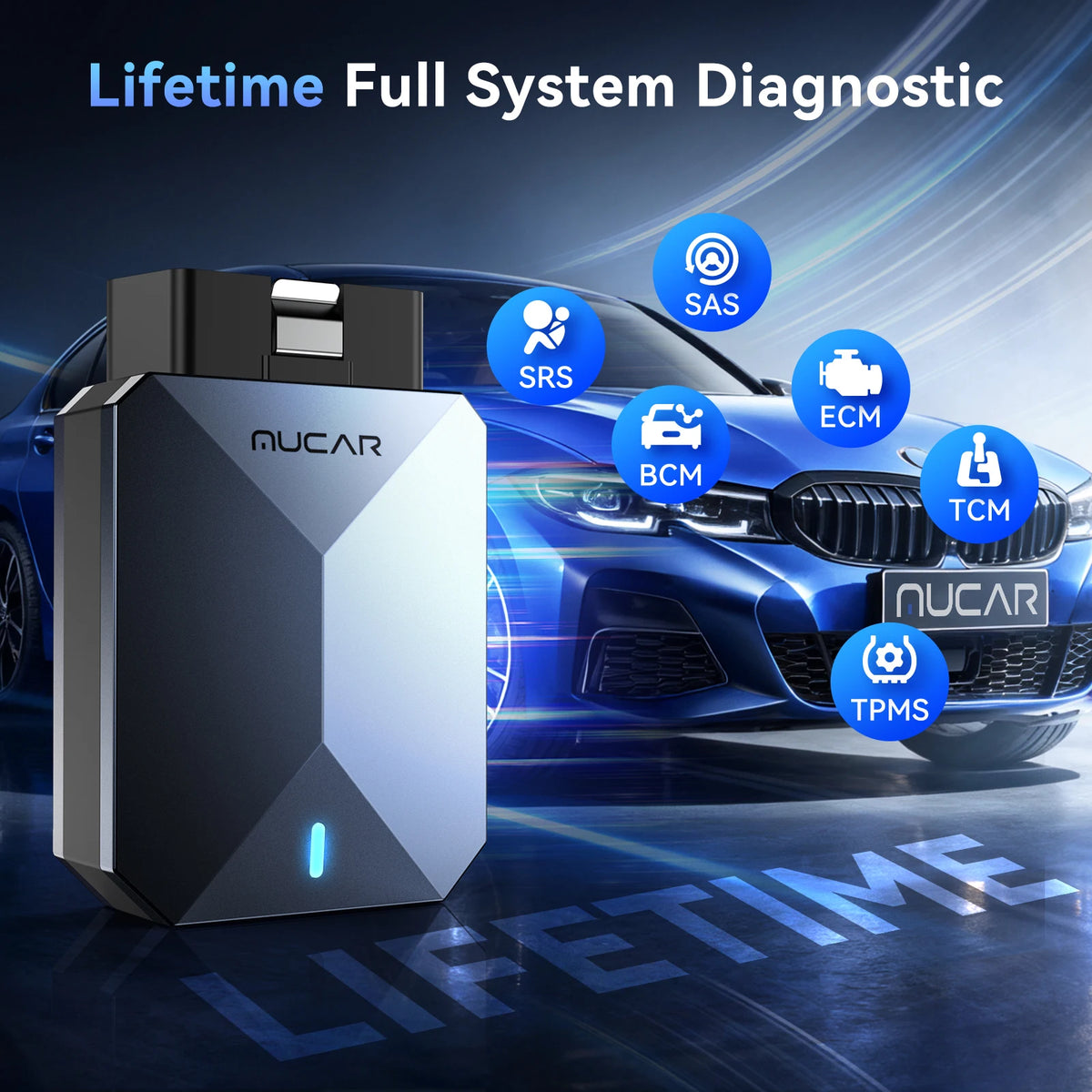 THINKCAR BT200 MAX OBD2 Diagnostic Scanner With All System Reset