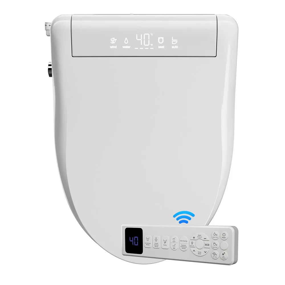 SANYIPACE Smart Toilet Seat Bidet With Remote And Dryer