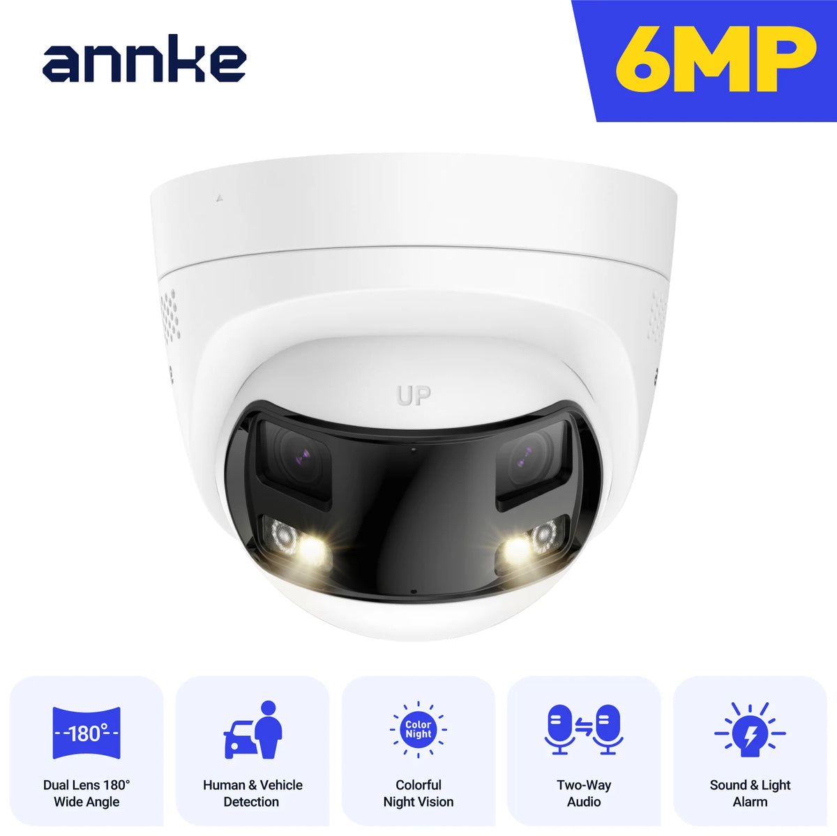 ANNKE 8MP POE Outdoor Camera With 4K AI Human Detection