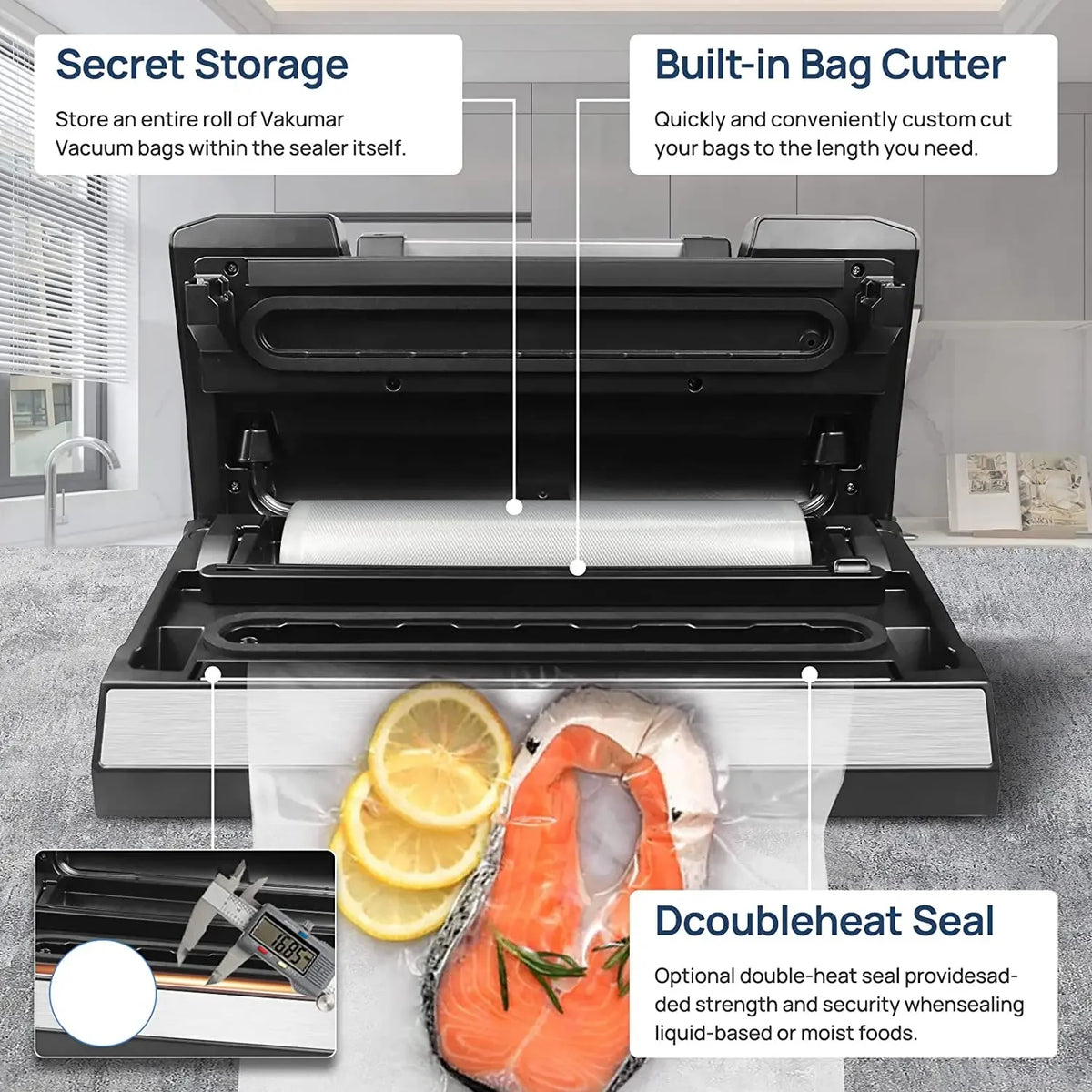 Vakumar Automatic Food Vacuum Sealer For Commercial And Home Use
