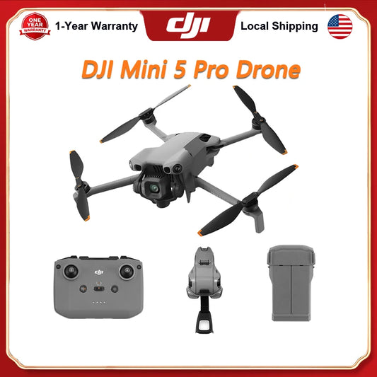 DJI Mini 5 Pro 4K Camera Drone With Obstacle Sensing