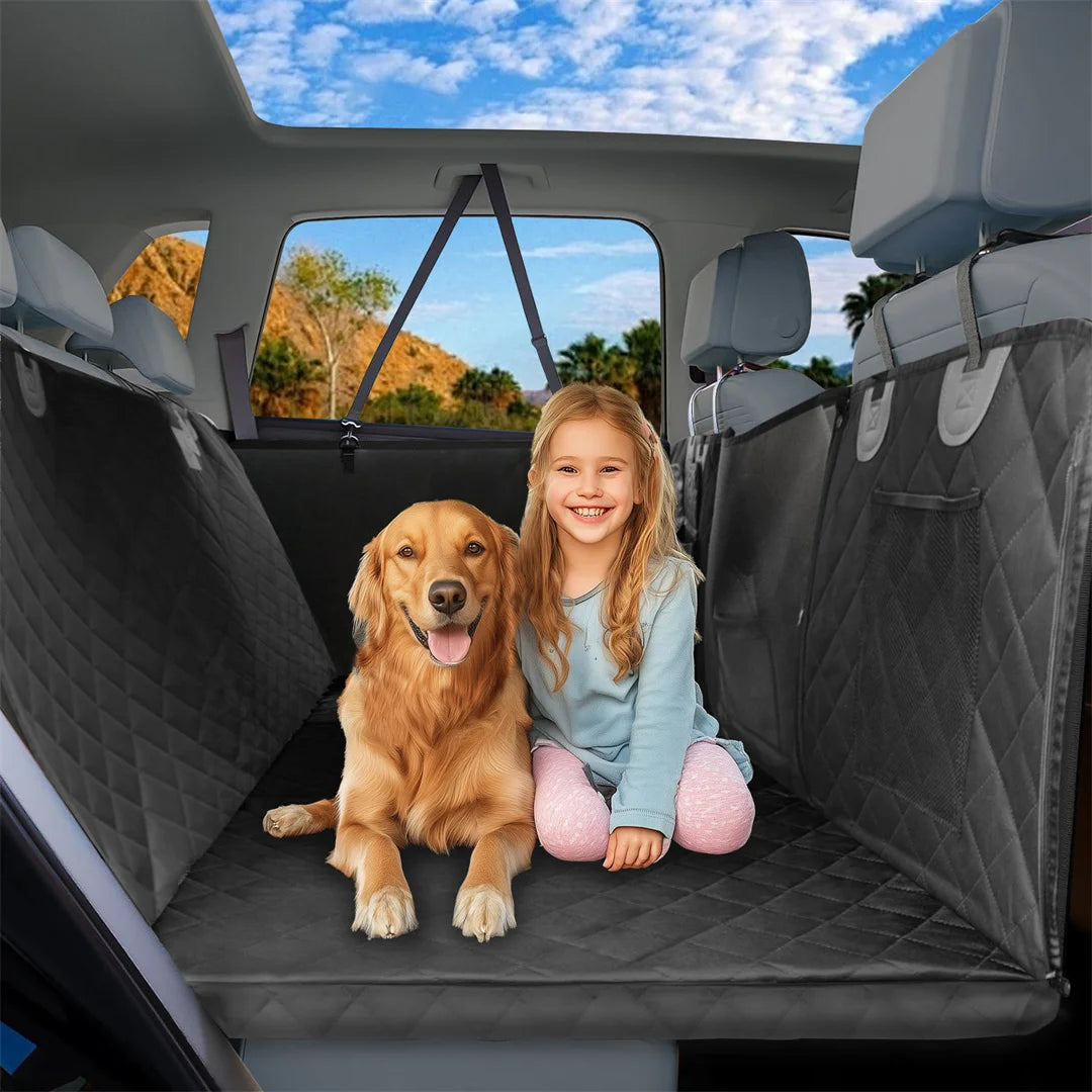 BINGOPAW Waterproof Dog Car Seat Cover Travel Hammock for Cars