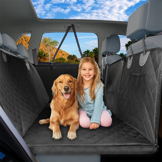 BINGOPAW Waterproof Dog Car Seat Cover Travel Hammock for Cars