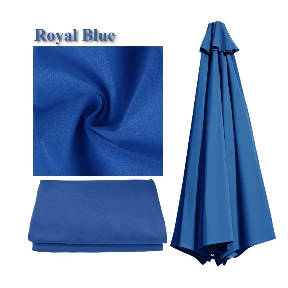 Replacement UV Protective Waterproof Canvas Patio Umbrella Canopy Cover
