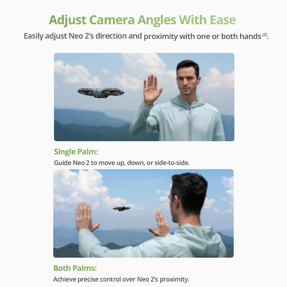 DJI Neo 2 4K Camera Drone With Smart Gesture Tracking
