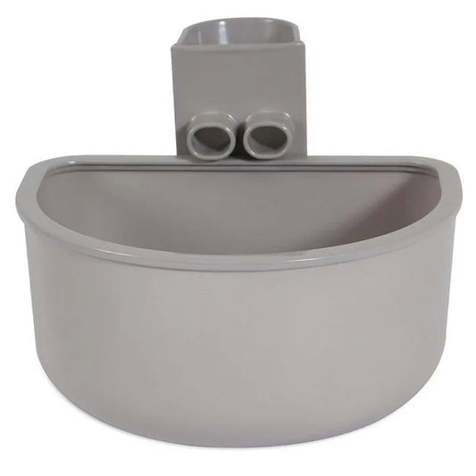 No Spill Kennel Cup Bowl For Dogs Cats Wire Crates