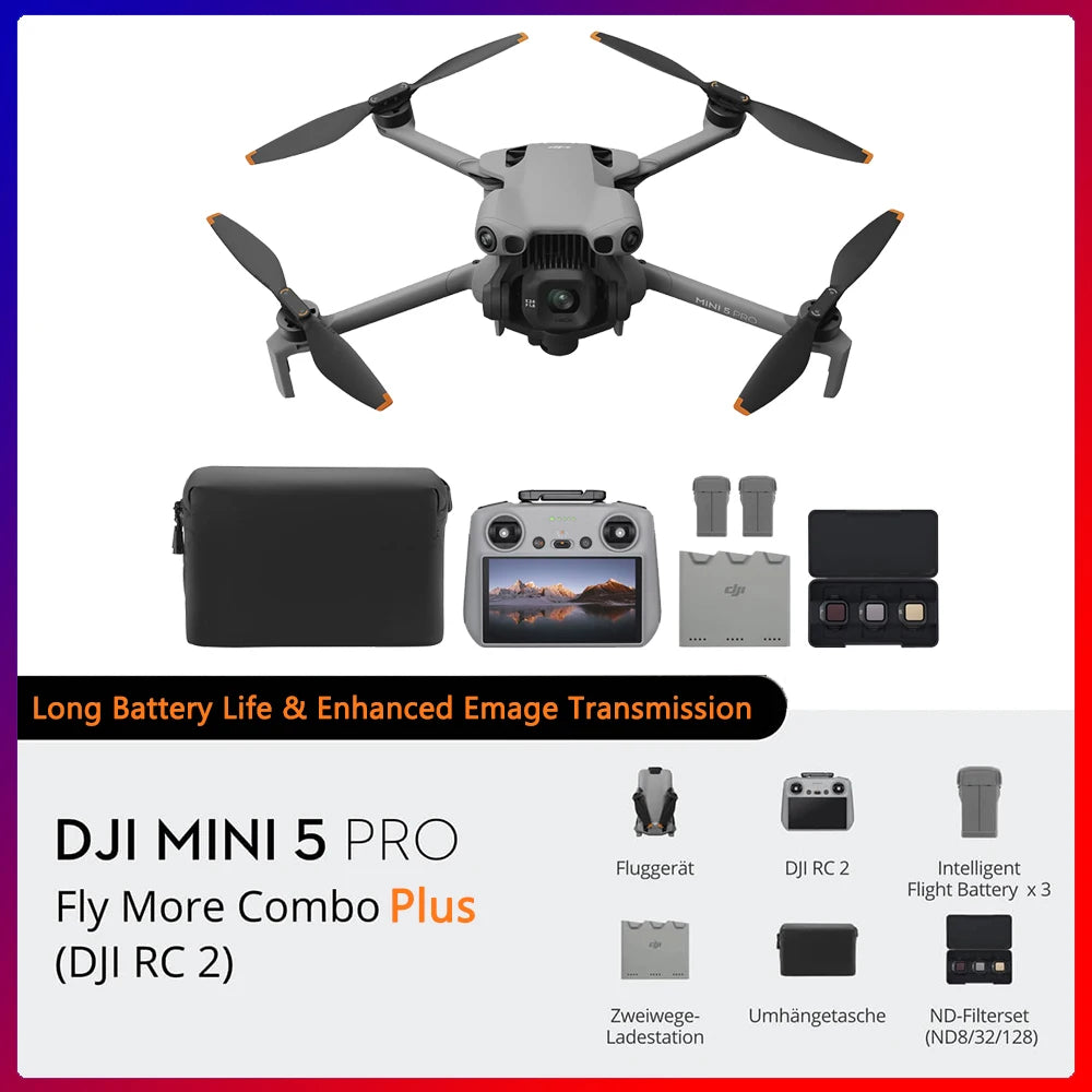 DJI Mini 5 Pro 4K Camera Drone With Obstacle Sensing