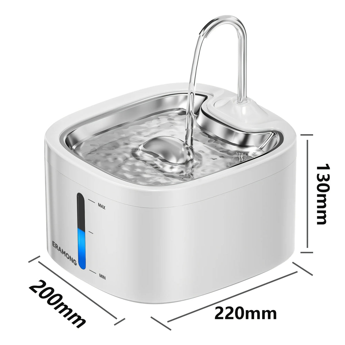 Automatic Stainless Steel Pet Water Fountain For Cats And Dogs
