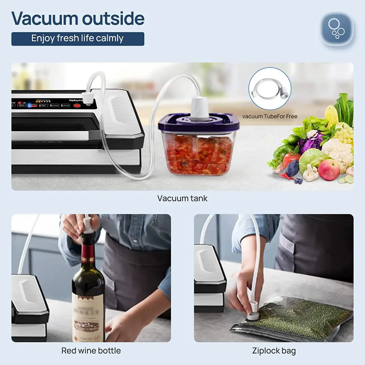 Vakumar Automatic Food Vacuum Sealer For Commercial And Home Use