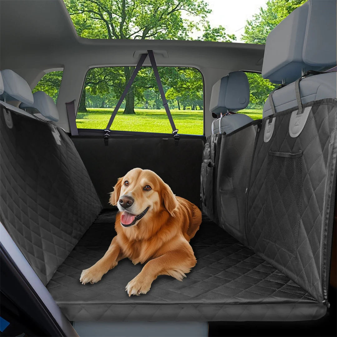BINGOPAW Waterproof Dog Car Seat Cover Travel Hammock for Cars