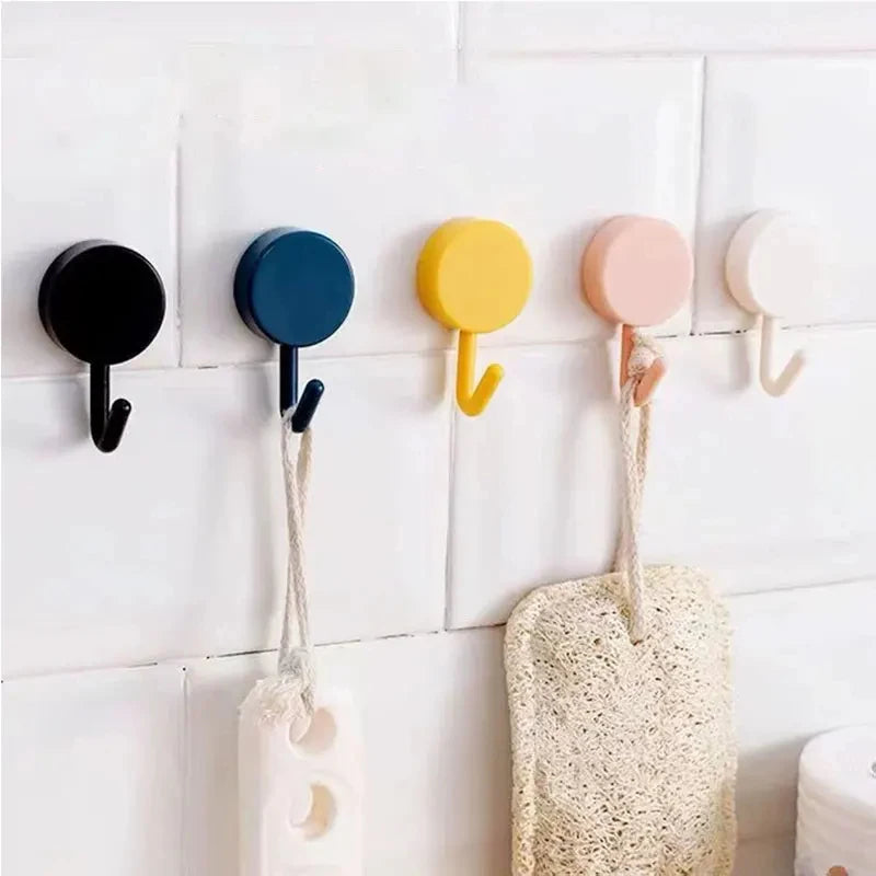 Adhesive Wall Hooks for Home Bathroom Kitchen and Office Organization