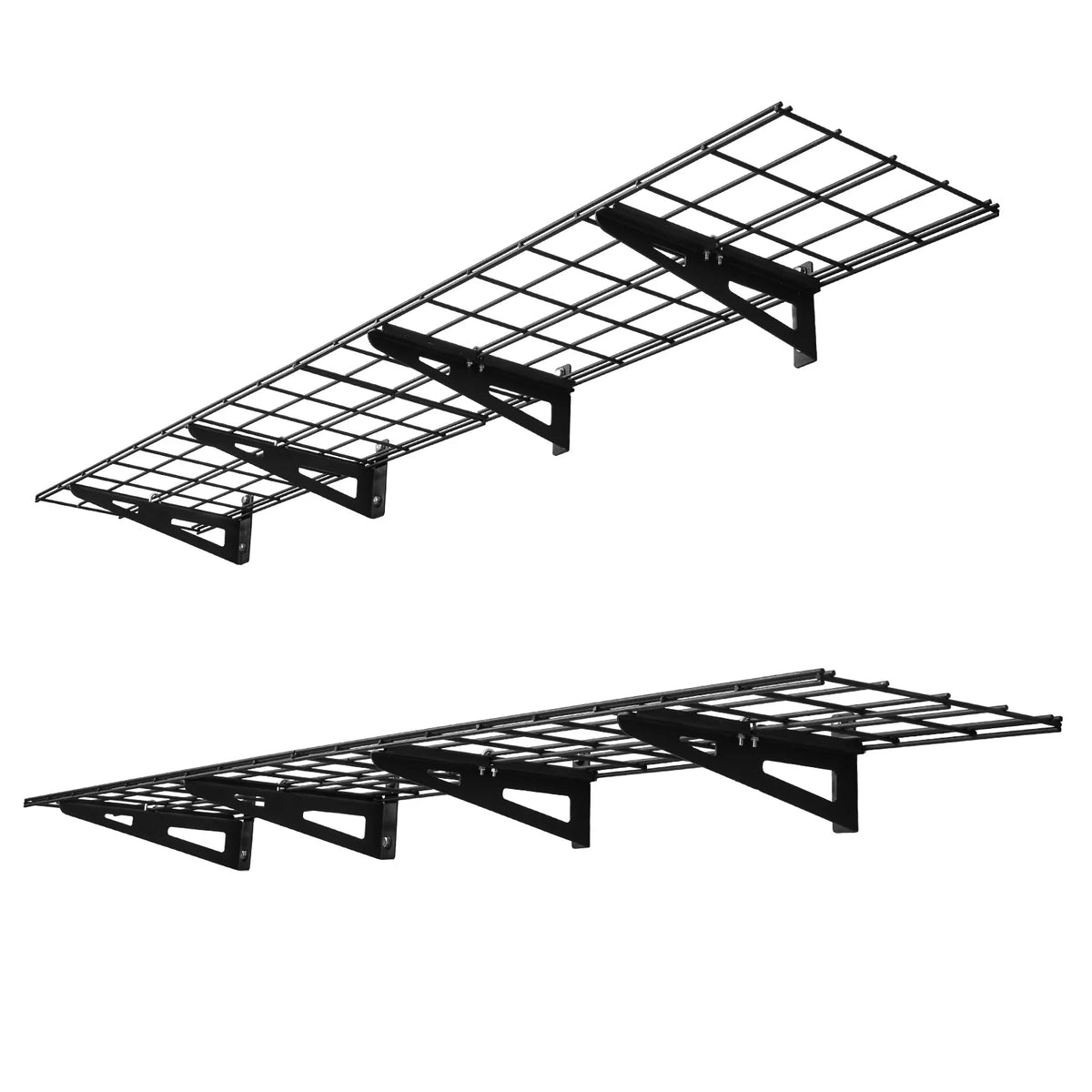 SucceBuy Heavy Duty Metal Garage Wall Shelving Storage Rack