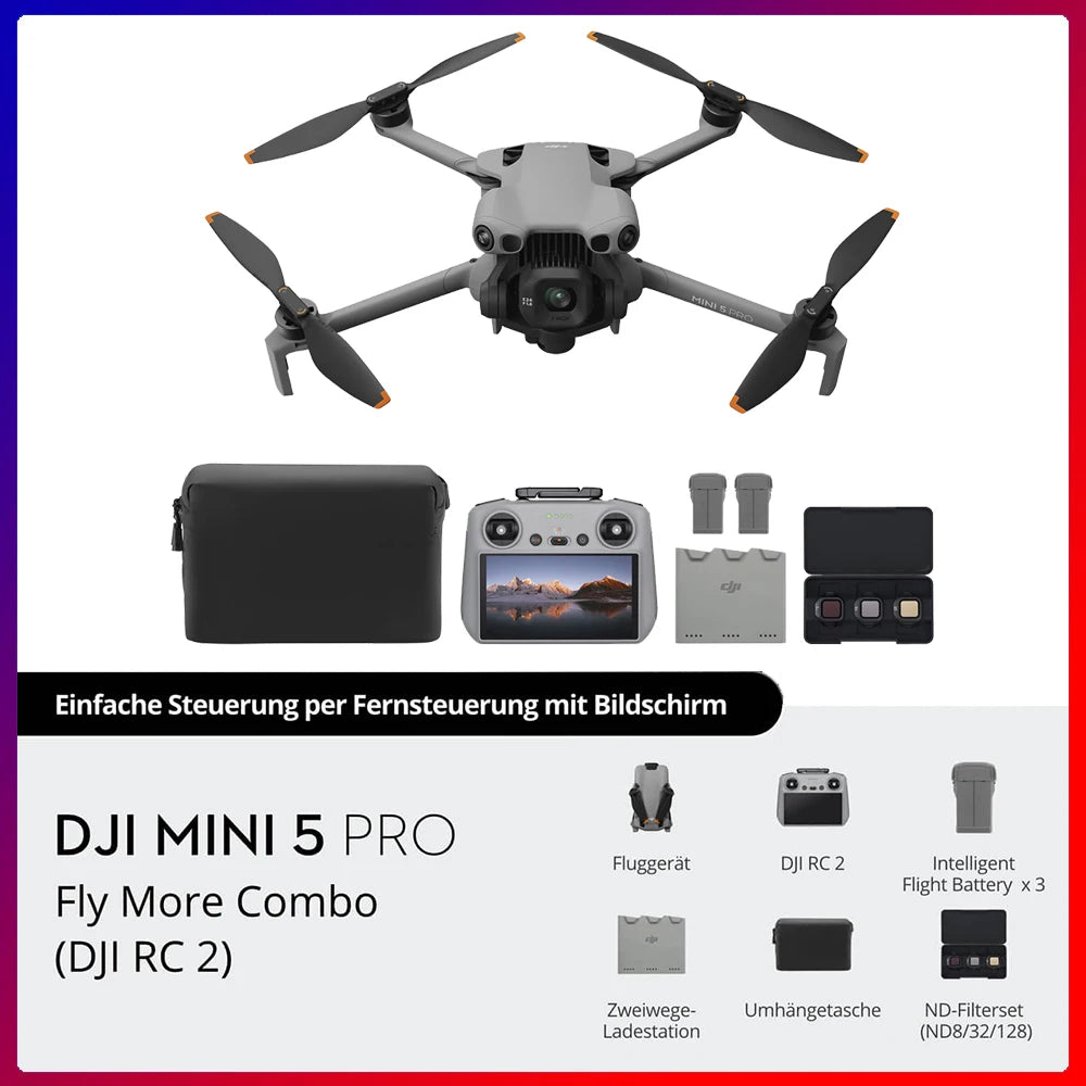 DJI Mini 5 Pro 4K Camera Drone With Obstacle Sensing