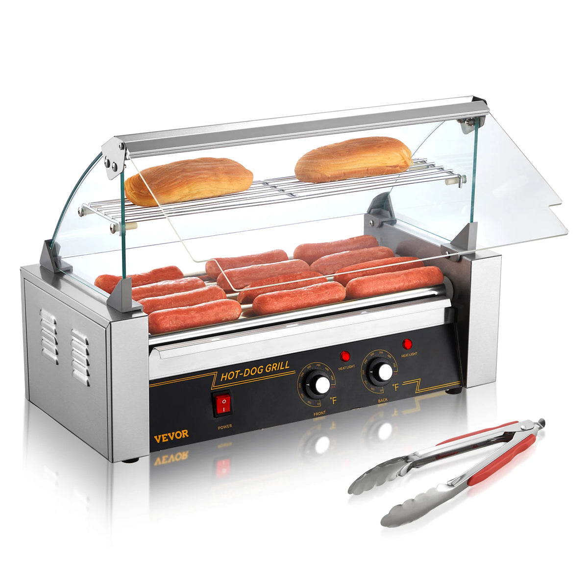 SucceBuy Commercial Hot Dog Roller Grill And Sausage Maker