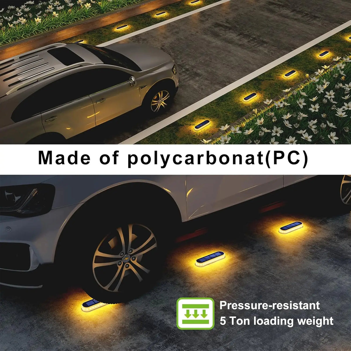 IP68 Solar Deck Lights With Auto Switch And Durable Construction