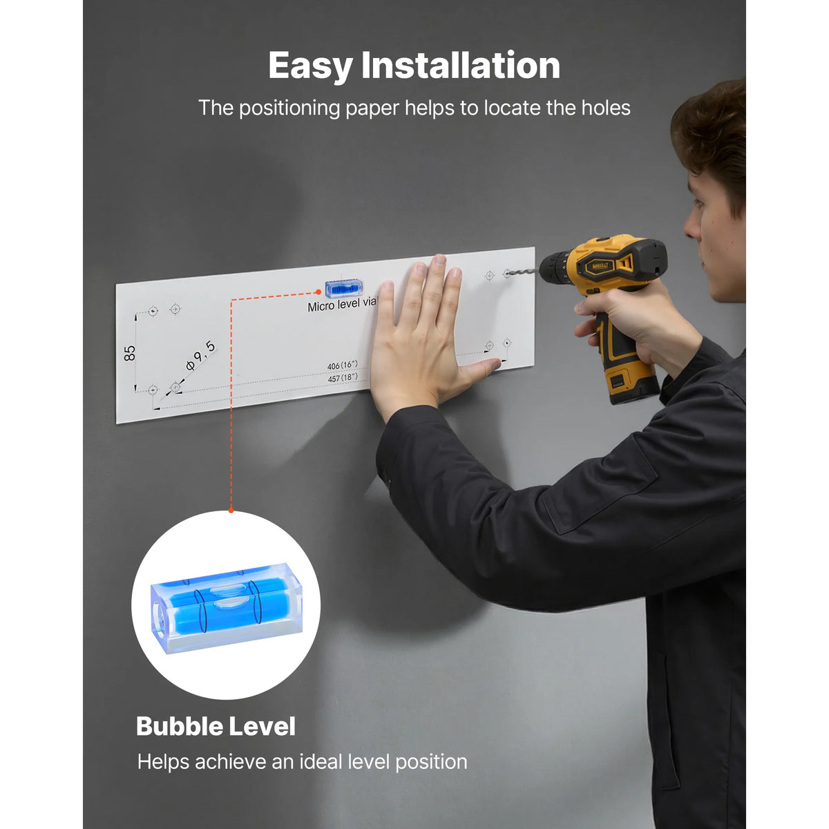 SucceBuy Heavy Duty Metal Garage Wall Shelving Storage Rack