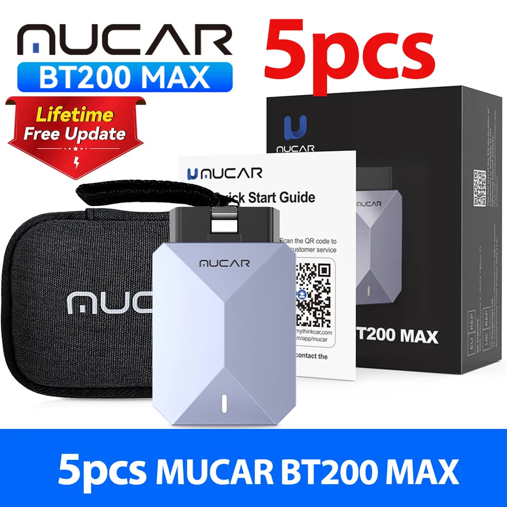 THINKCAR BT200 MAX OBD2 Diagnostic Scanner With All System Reset